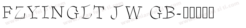 FZYINGLT JW GB字体转换